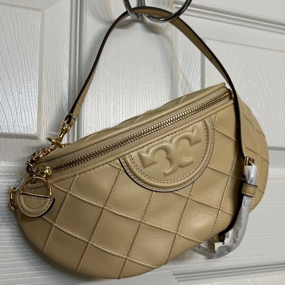 TORY BURCH Fleming Soft Belt Bag (Vanilla Soft Serve) NWT - Picture 3 of 8